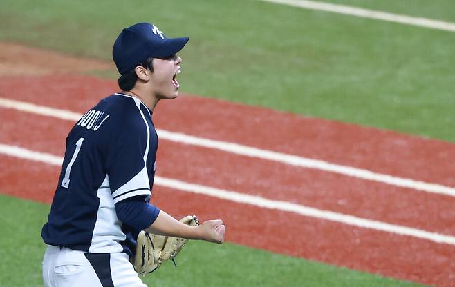 ▲ 항저우 아시안게임 금메달 주역 문동주. ⓒ 연합뉴스