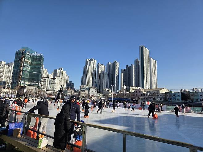 화도진 스케이트장 모습. <사진=동구 제공>