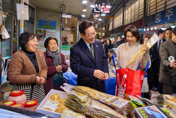 이재명 대통령 김혜경 여사 (청와대 제공)