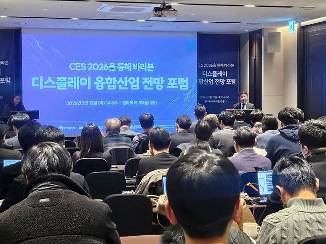 한국디스플레이산업협회가 12일 ‘디스플레이 융합산업 전망 포럼’을 개최했다.ⓒ한국디스플레이산업협회