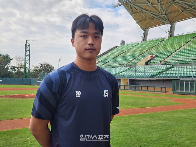 롯데 자이언츠 신인 투수 박정민. 입단 첫 시즌 당찬 포부를 전했다. IS포토