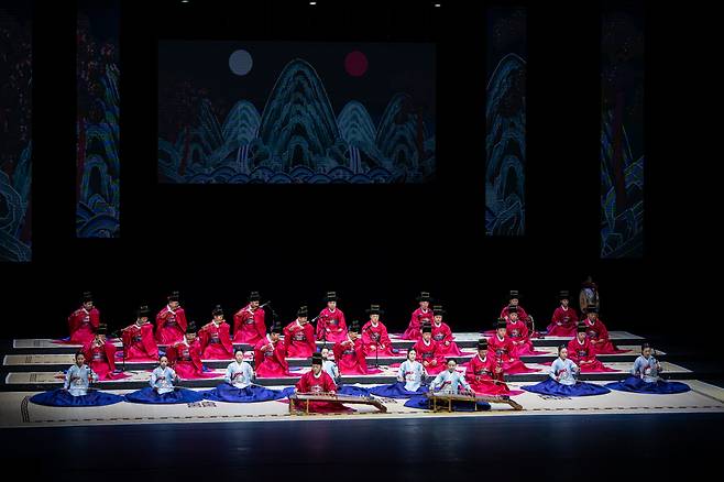 국립국악원 <설 마(馬)중 가세>의 ‘수제천’ 공연 모습.   국립국악원 제공