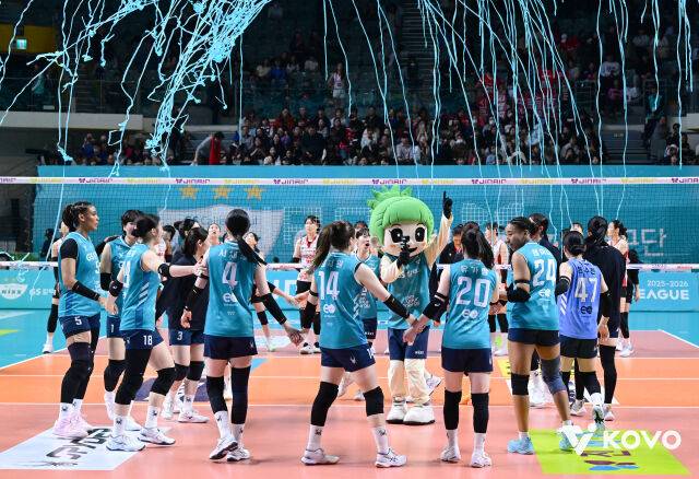 승리한 GS칼텍스./KOVO