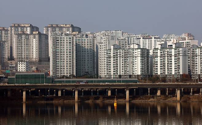 서울 성동구 아파트 단지. [연합]