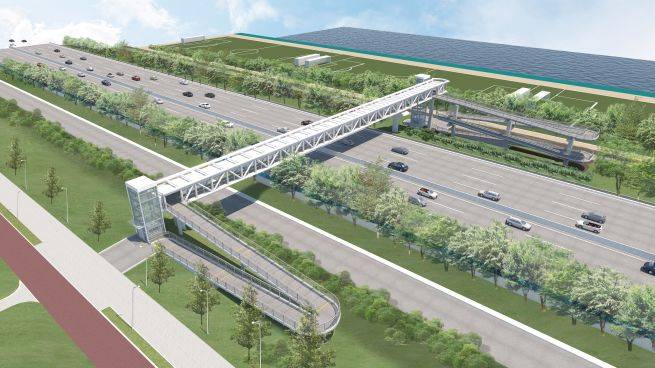 한강연결 보행육교 조감도 ⓒ하남시 제공