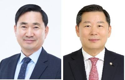 ◇김도균 더불어민주당 강원특별자치도당위원장, 이철규 국민의힘 강원특별자치도당위원장(사진 왼쪽부터)