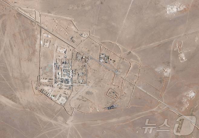시리아 남부 알탄프 기지를 촬영한 위성사진. (자료사진) 2025.7.20 ⓒ 로이터=뉴스1