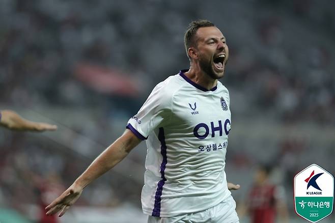 FC안양 토마스. 사진 | 한국프로축구연맹