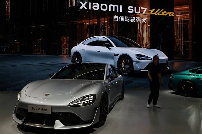 중국 샤오미의 전기차 SU7./로이터 연합뉴스