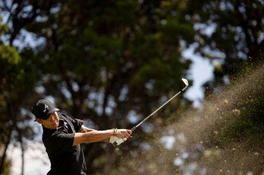 앤서니 김의 경기 모습. 사진[AP=연합뉴스]