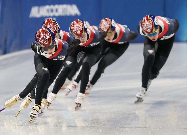 쇼트트랙 한국 국가대표팀. 사진=연합뉴스 제공