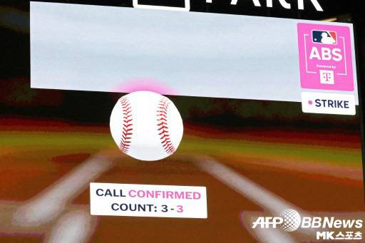 지난해 올스타 게임에서 ABS 챌린지가 전광판에 중계되고 있는 모습. 사진=ⓒAFPBBNews = News1