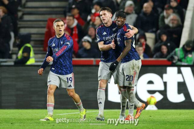 아스날과 브렌트포드 경기장면/게티이미지코리아