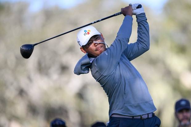드라이버 샷을 날리고 있는 김시우. AFP연합뉴스