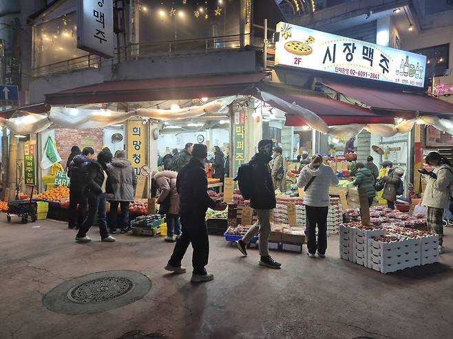 마포구 망원시장 [한주홍 기자 촬영]