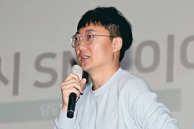 강연하는 김선태 주무관 [인사혁신처 제공. 재판매 및 DB 금지]