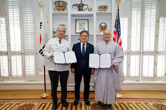 불교문화사업단·CIA, 사찰음식 교육·문화교류 업무협약 [한국불교문화사업단 제공]