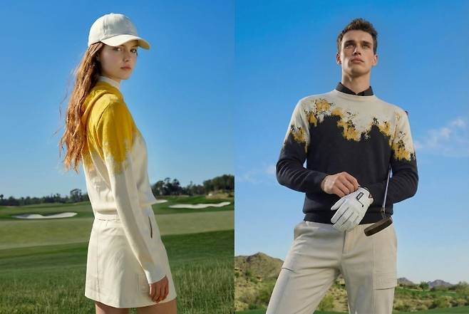 헤지스골프 26 SS시즌 로얄 네이비 웨이브 컬렉션(LF 제공)