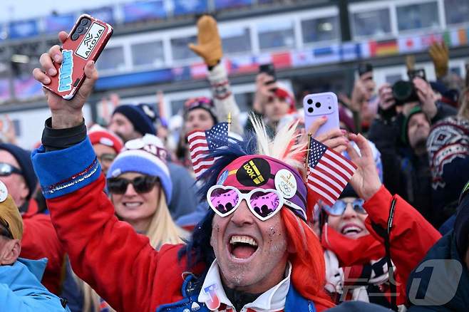 올림픽을 즐기는 팬들의 모습 ⓒ AFP=뉴스1