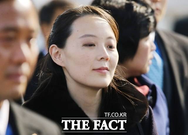 김여정 북한 노동당 부부장은 13일 조선중앙통신으로 발표한 담화에서 "한국 통일부 장관 정동영이 10일 공식적으로 유감을 표시한 것을 다행으로 생각한다"고 밝혔다. /더팩트DB