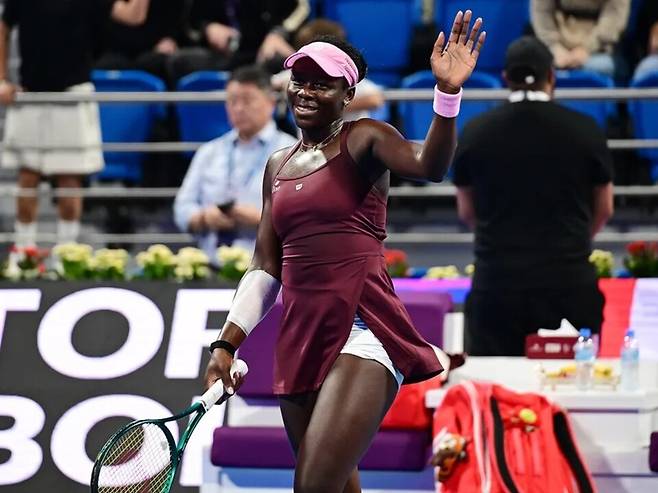 카타르오픈 결승에 오른 빅토리아 음보코.