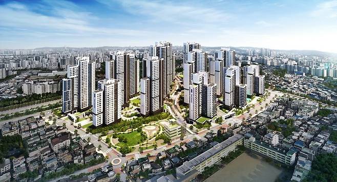 더샵 신길센트럴시티 조감도. ⓒ포스코이앤씨