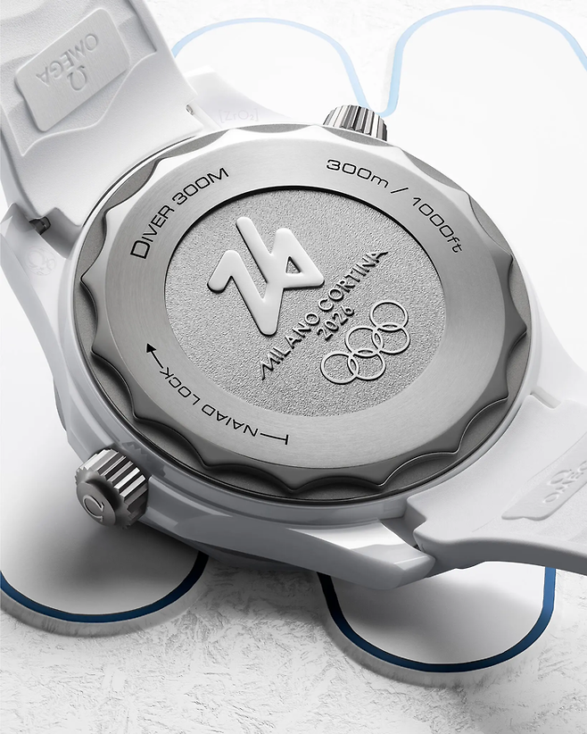 오메가 씨마스터 다이버 300m 밀라노 코르티나 2026 에디션. 오메가 제공