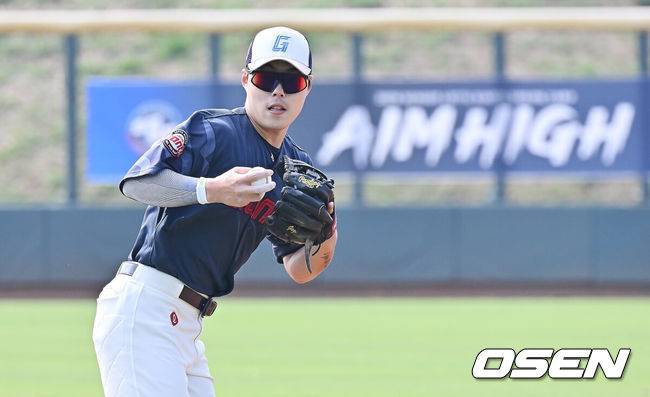 [OSEN=타이난(대만), 이석우 기자] 롯데 자이언츠 고승민  / foto0307@osen.co.kr