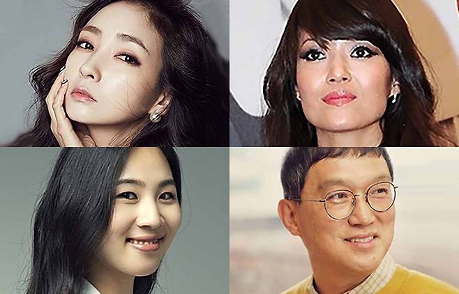 눈부신 조명 대신 ‘성공한 명함’을 택한 스타들. 인생 2회차를 역대급 흥행작으로 써 내려가고 있다. 진재영(왼쪽 상단부터 시계방향으로),&nbsp;임상아, 고명환, 이소은