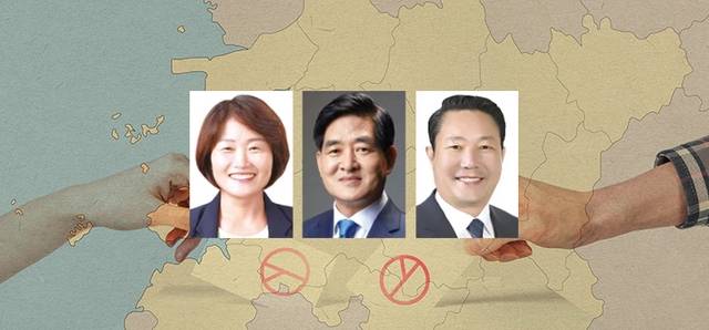 왼쪽부터 오은미, 임종철, 최영일