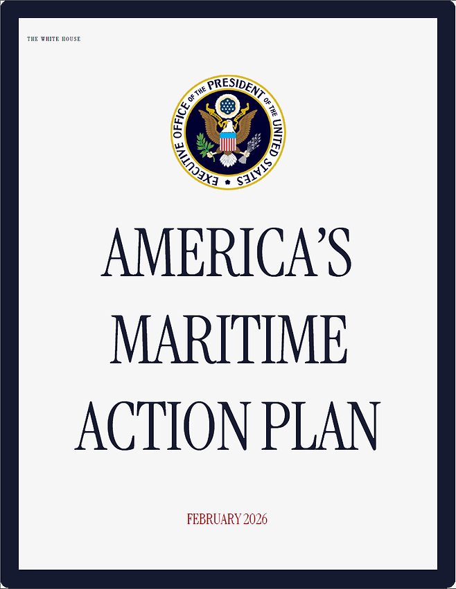 ▲14일 미국 백악관이 발표한 '미국의 해양 행동 계획'. 사진=백악관 캡처