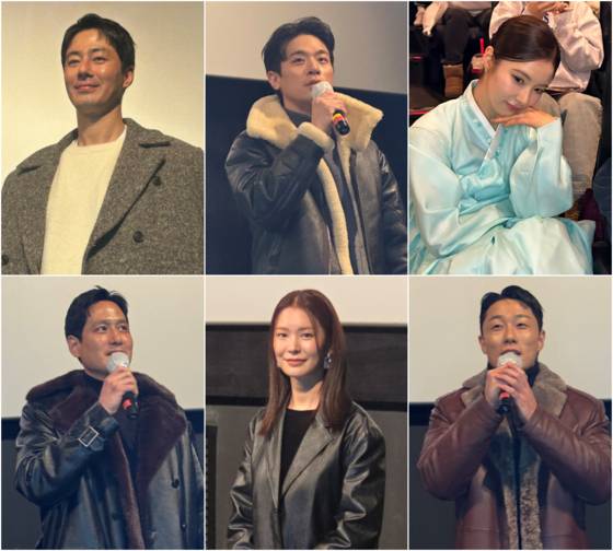 영화 '휴민트' 무대인사 〈사진=NEW 공식 계정〉