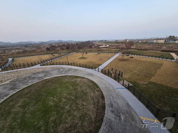 나주시가 운영하는 반려견놀이터. ⓒ 뉴스1