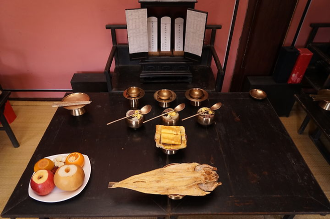 퇴계종가 차례상 [한국국학진흥원]