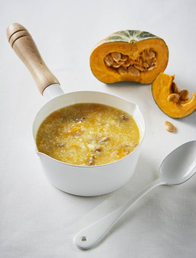 단호박죽 이미지. 아이클릭아트