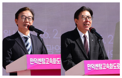 전재수 더불어민주당 의원(왼쪽)과 박형준 부산시장 ⓒ 연합뉴스