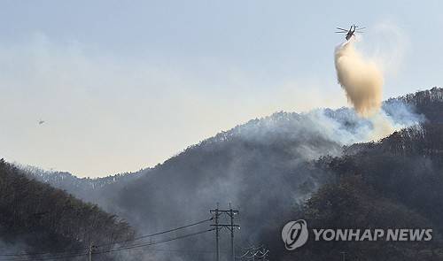 산불 진화작업 [연합뉴스 자료사진]