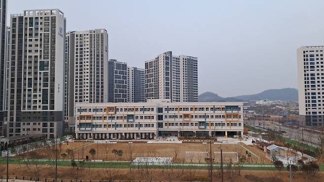 오는 3월 광주 광산구 선운지구에 개교하는 운수초등학교 전경 /광주시교육청 제공