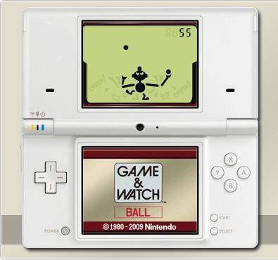 닌텐도의 게임기 '게임&워치'. 닌텐도 홈페이지 캡처