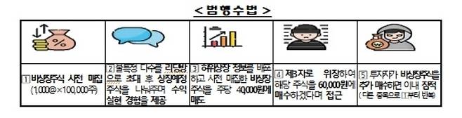 금융감독원, IPO투자사기 지속에 소비자경보 ‘경고’ 상향. [금감원 제공]