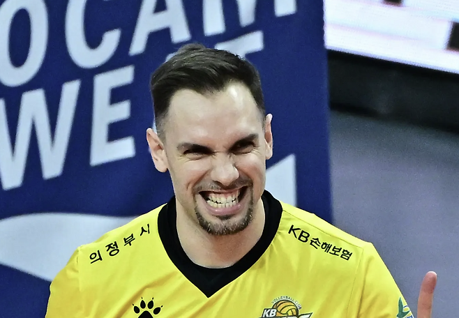 KB손해보험 비예나.       KOVO 홈페이지 캡처