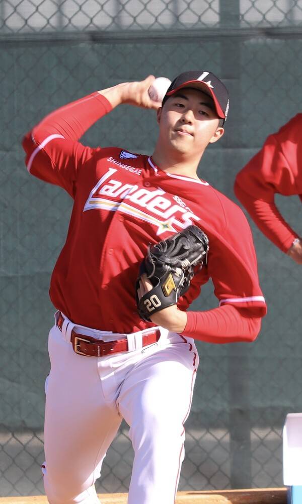 SSG 신인 김민준(사진=SSG)