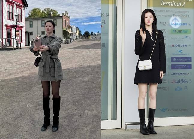 필라테스로 슬림하고 곧은 몸매를 관리해온 고윤정은 늘씬한 각선미를 자랑한다. 사진=고윤정 SNS