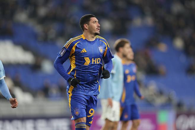 울산문수축구경기장/ 2025-2026 AFC 챔피언스리그 엘리트/ ACLE/ 리그스테이지 7차전/ 울산HDFC vs 멜버른시티FC/ 울산 야고/ photo by Jeongsoo Kim