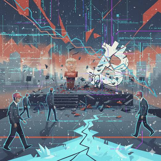 생성형 인공지능 ‘나노 바나나’에 기사를 읽고 그리라고 명령해 얻은 삽화.