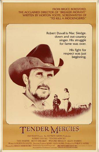 로버트 듀발이 아카데미 남우주연상을 수상한 영화 '부드러운 자비'의 포스터. 사진 인터넷 캡처