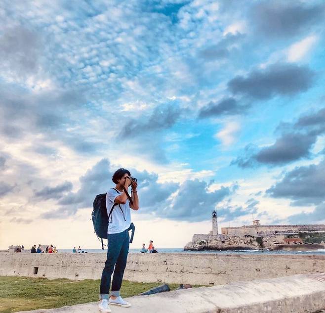 2018년 드라마 ‘남자친구’의 한 장면. 송혜교, 박보검 주연 드라마로, 쿠바에서 촬영했다. 최근 외교부는 쿠바에 여행자제를 발령했다.