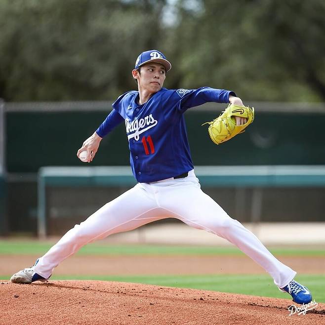 ▲ 사사키 로키 ⓒLA 다저스 SNS