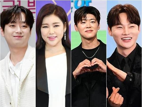 이찬원, 송가인, 박지현, 박서진. 사진|스타투데이DB