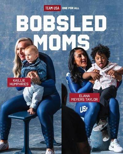 2026 밀라노·코르티나담페초 동계 올림픽 봅슬레이 여자 모노봅 금메달리스트인 엘라나 마이어스 테일러(오른쪽)와 동메달리스트 카일리 험프리스. [미국 봅슬레이 연맹 홈페이지 캡처. 재배포 및 DB 금지]